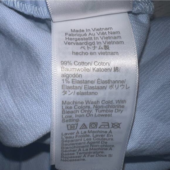 J. Crew Women's Corduroy Shirt Jacket with Stretch  Light Blue Size XS - Picture 6 of 7